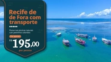 Recife de Fora com Transporte